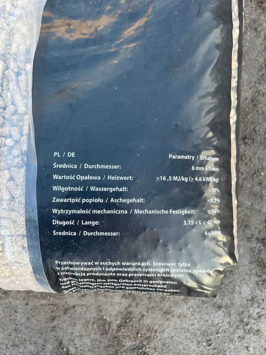 Pellet Wapnica - pellet drzewny certyfikowany - gwarancja jakości