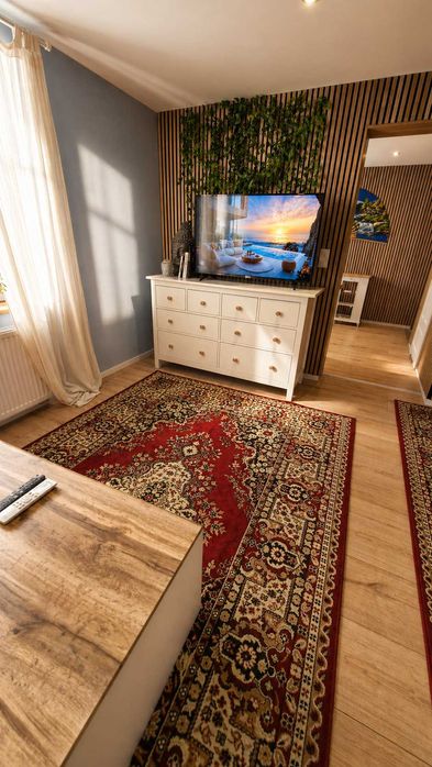 Mieszkanie apartament na wynajem krótkoterminowy Ruda Śląska prywatność, przytulna przestrzeń parking klimatyzacja
