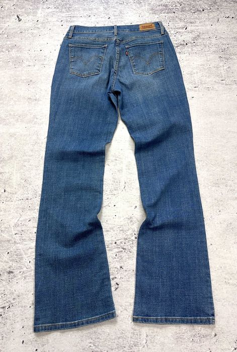 Spodnie jeansowe LEVIS 515 Bootcut dzwony niebieskie Jeans r. 27/32