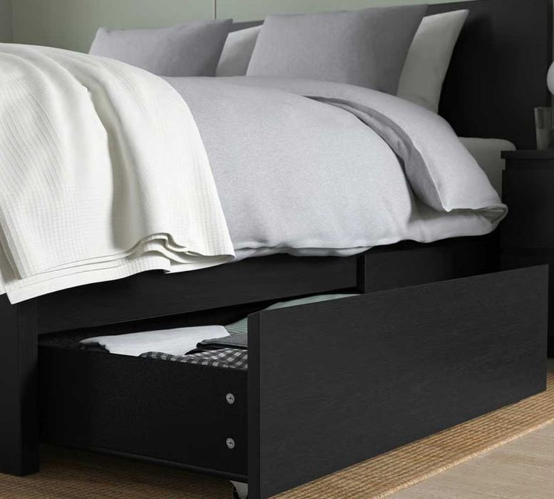 Gaveta arrumação para cama de casal MALM Ikea (nova)