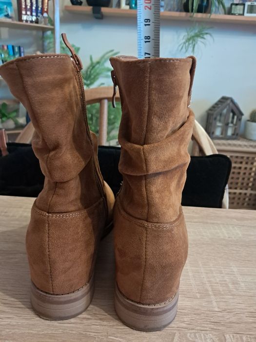 zamszowe botki rozm.38
