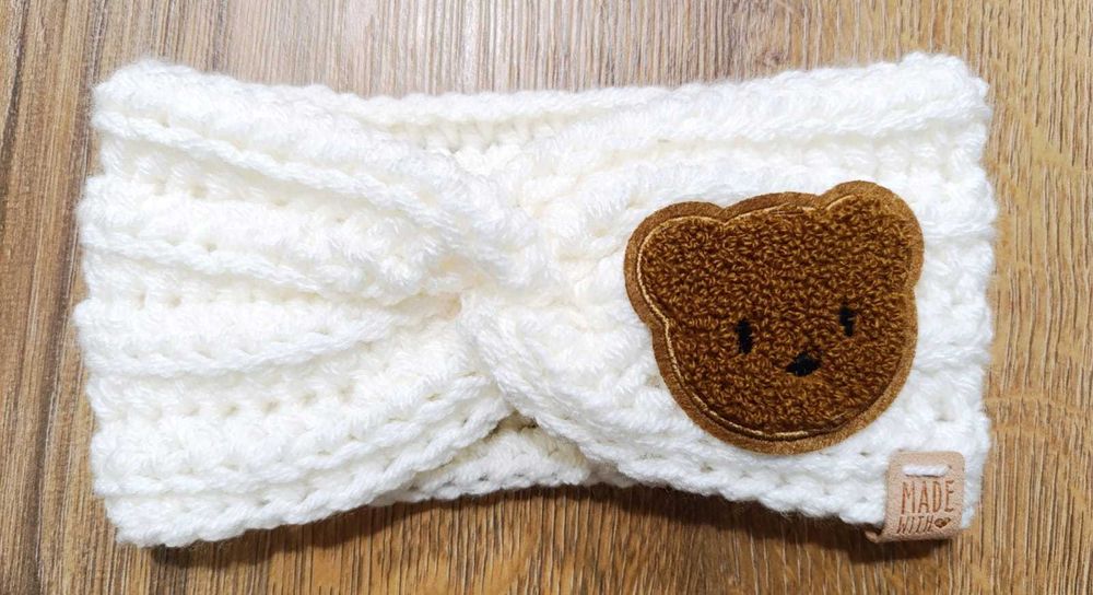 Opaska szydełkowa dla dzieci – 100% handmade!