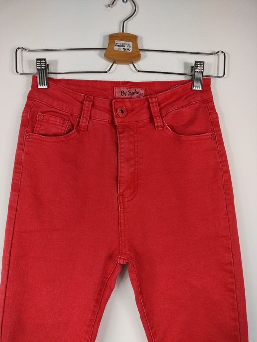 spodnie rurki wysoki stan By Sasha Jeans r 36 S