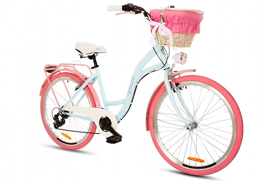 Damski Rower Miejski 26 Alu Lekki Damka 6 Shimano