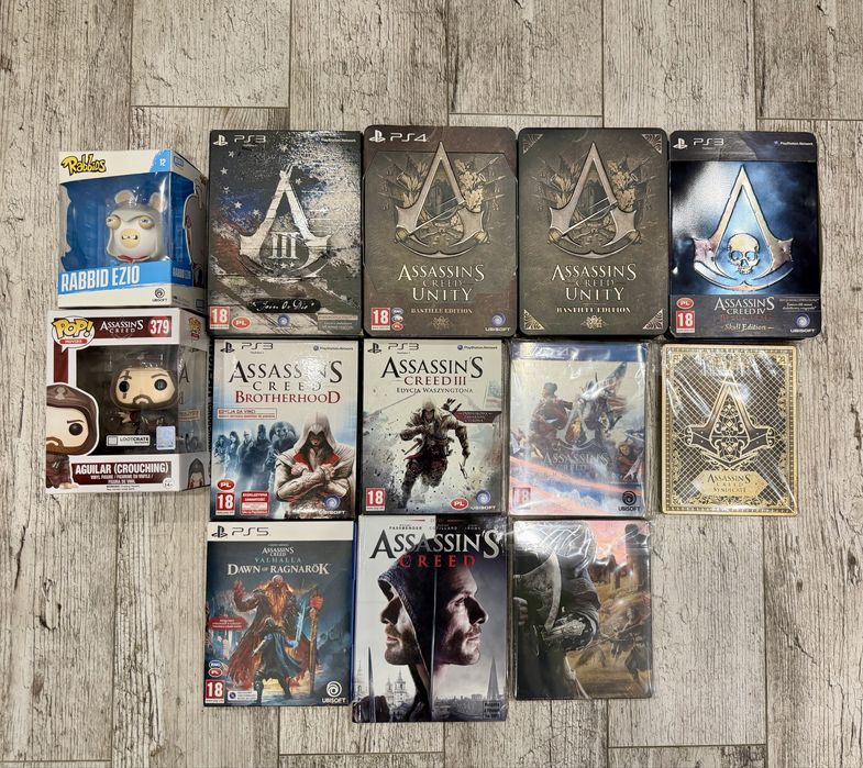 Edycje kolekcjonerskie figurki gadżety z gier Playstation Xbox PC