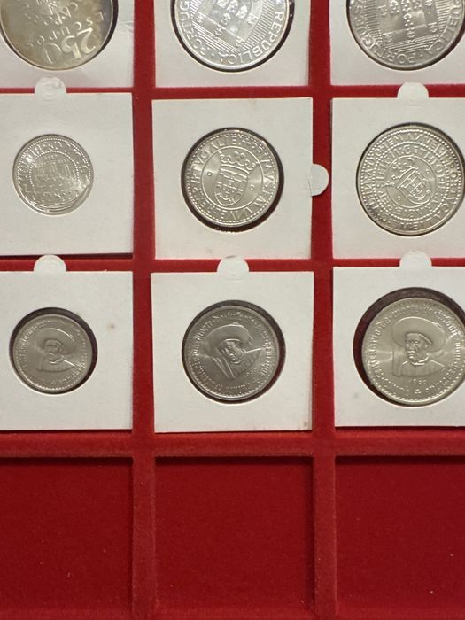 10 moedas republica em excelente estado