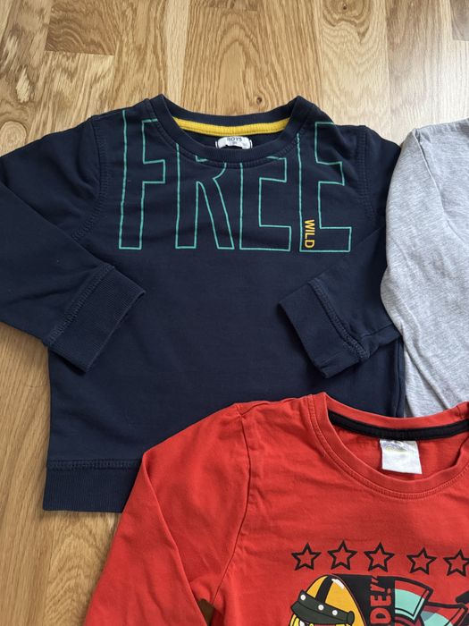 Bluzki długi rękaw r. 98/104 mix 5 szt peppa