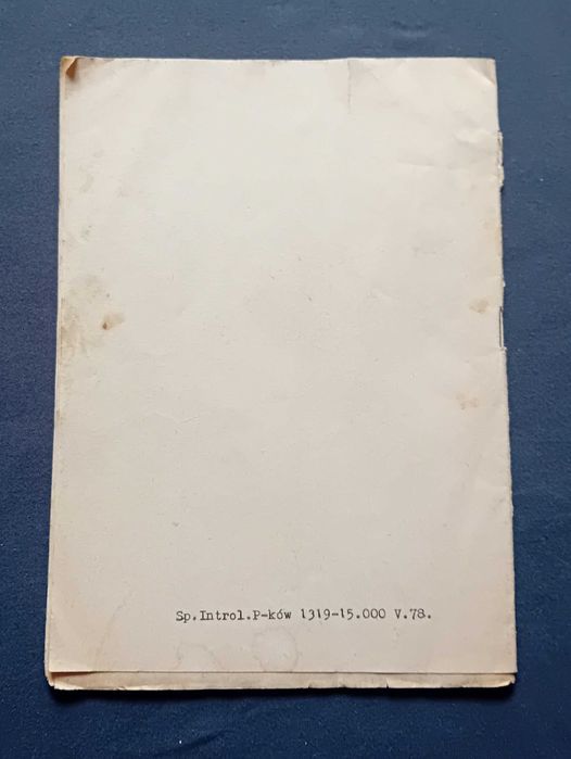 Instrukcja obsługi - mały robot kuchenny PREDOM-Prespol 71M, 1978 r.