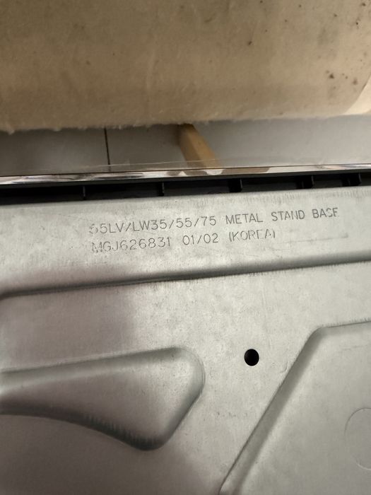 Bases de TV Samsung & LG — novas, nunca usadas!