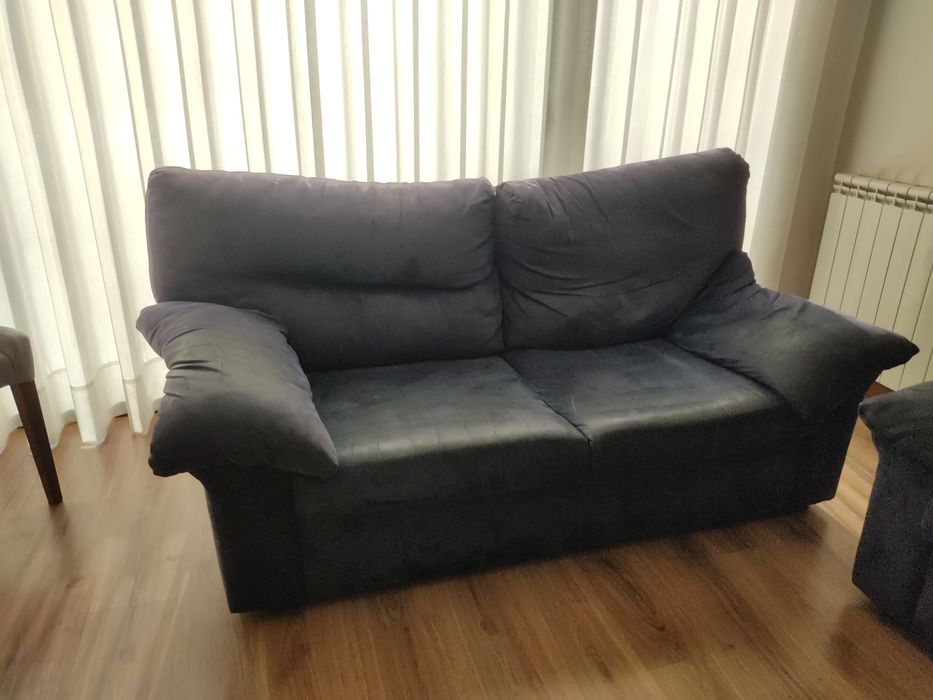 Vendo 2 sofás azuis