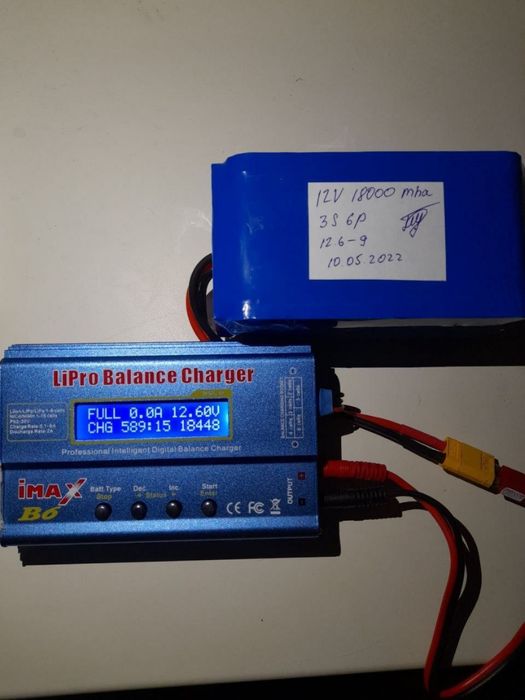 Аккумулятор для карпового кораблика/эхолота