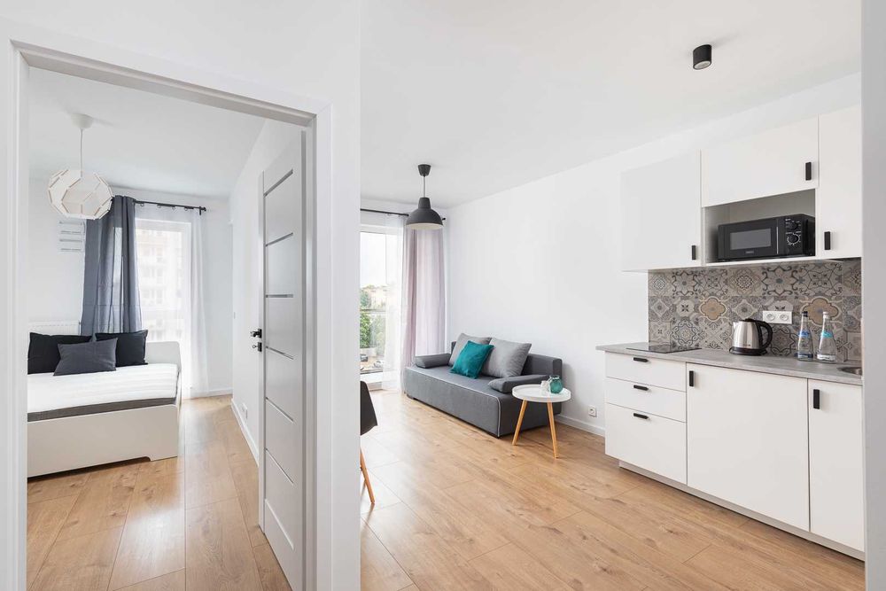 Piękne, dwupokojowe mieszkanie w apartamentowcu w CENTRUM! Ochrona, rowerownia