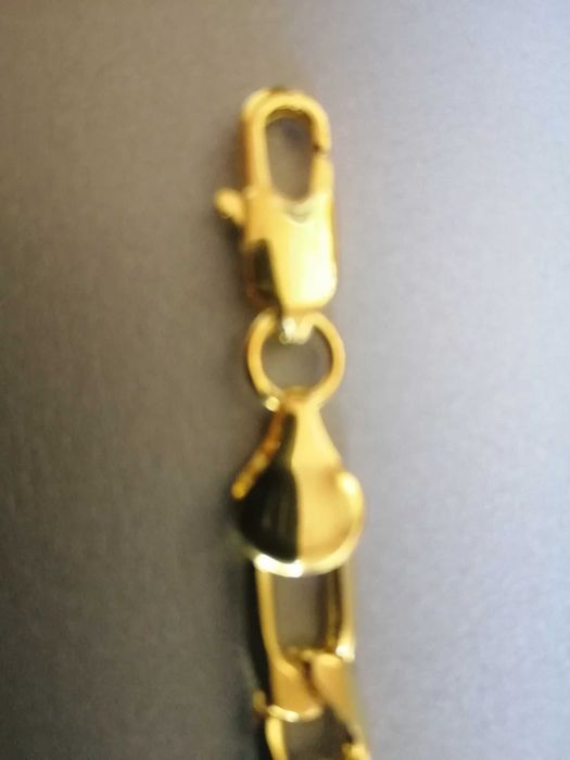 [PORTES GRATIS] Cordao em Ouro Laminado de 18K  8mm [NOVO]