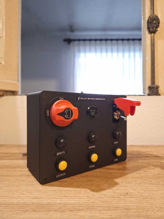 Sim Racing Button Box - Rally / DTM