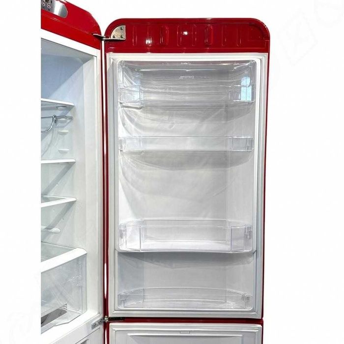 Холодильник SMEG / СМЕГ FAB32RRN1, ретро, 2-кам. червоний