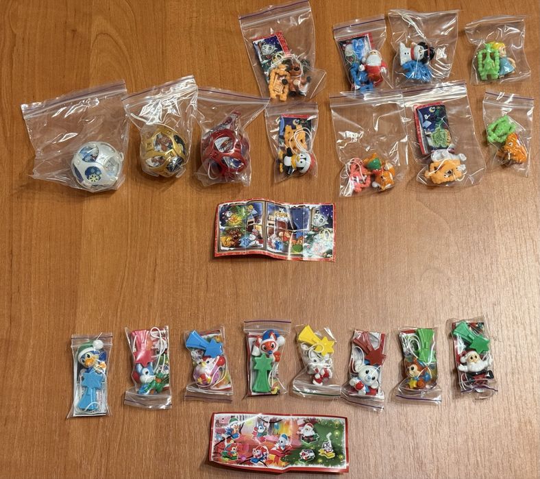 Фігурки кіндер Новорічна колекція