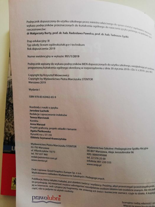 Język polski wsip kl 1 część 1 i 2