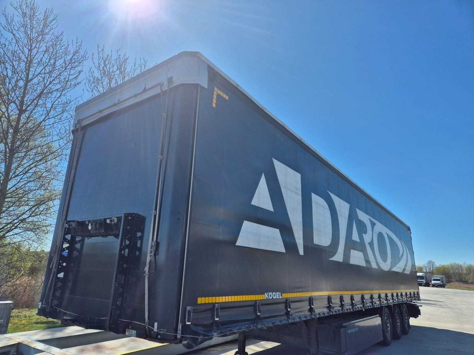 Kögel SN24 MEGA pierwszy właściciel, podnoszona oś, podnoszony dach