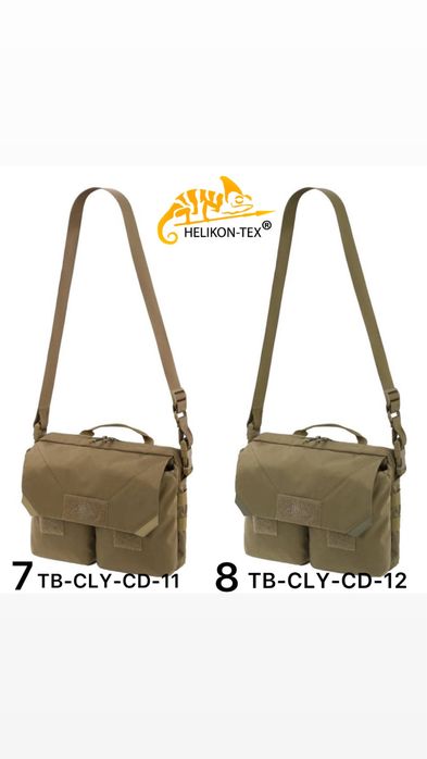 Сумка тактична військова польова Helikon-Tex Зелена Койот Мультікам