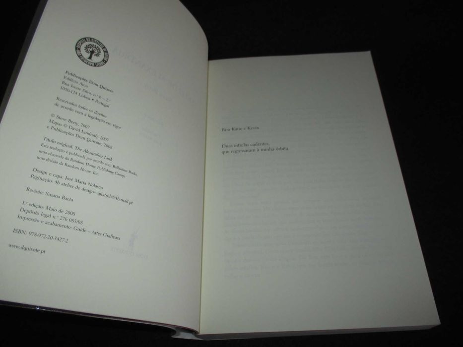Livro O Elo de Alexandria Steve Berry