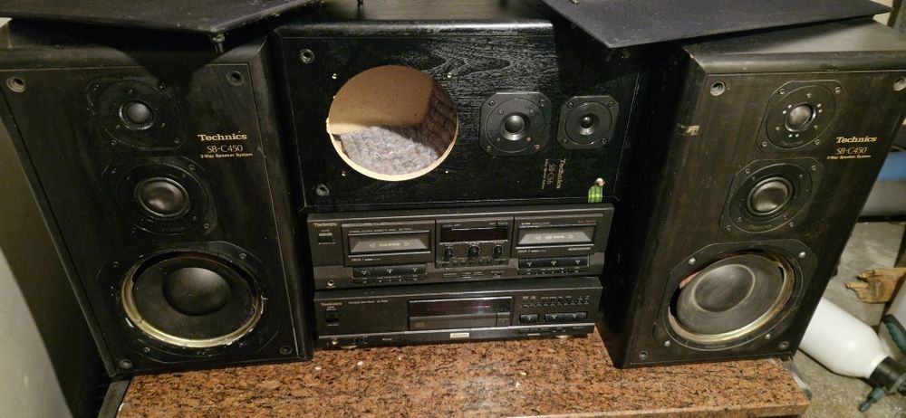 Zestaw Audio Technics Hi-Fi: Deck RS-TR515 + Odtwarzacz CD SL-PS60