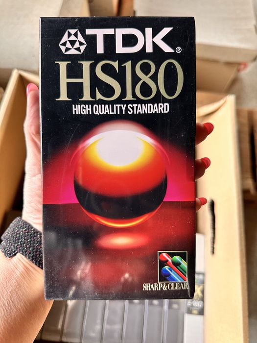 POUCAS UNIDADES Cassestes VHS Sony, TDK, Maxell 180 alta qualidade