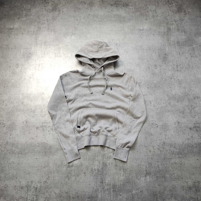 MĘSKA PRMEIUM Bluza z Kapturem Hoodie Szara Polo Ralph Lauren Haft RL