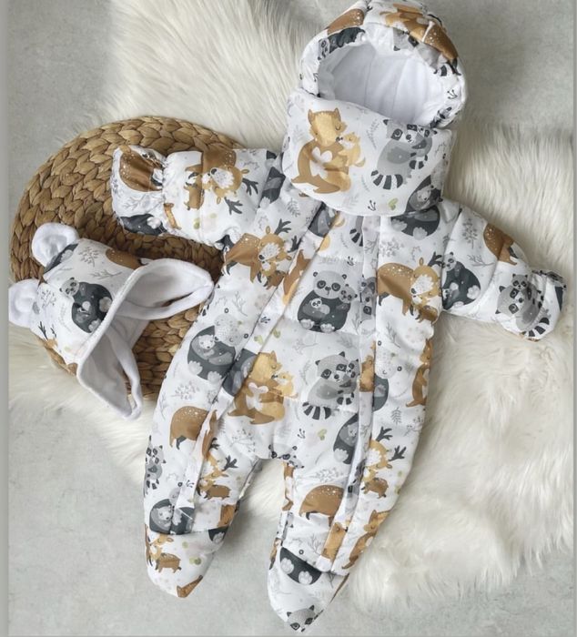 Комбінезон+шапочка+снуд+одіяло+бант