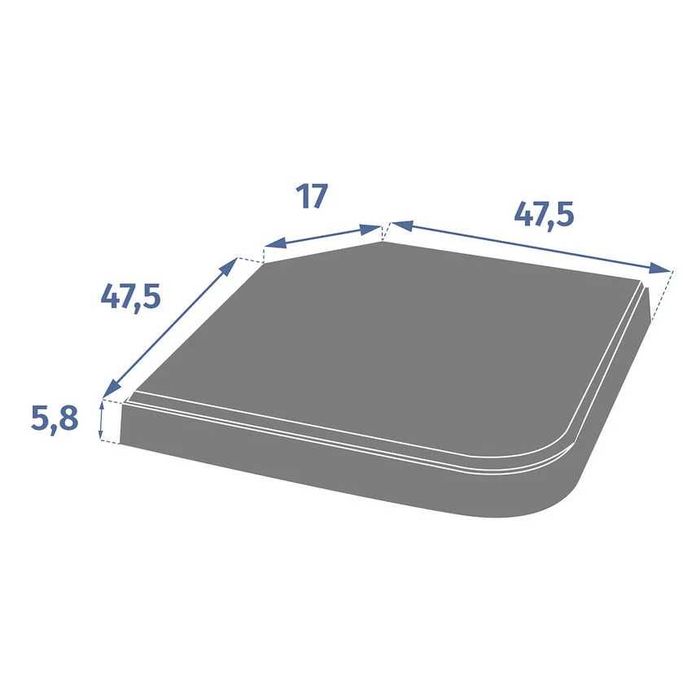 4x Placas Base Guarda-Sol EDYNO 25kg – Hespéride / hôma