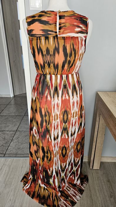 Długa sukienka,  wzory jak nowa