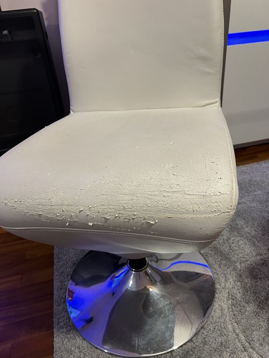 6 Cadeiras brancas usado