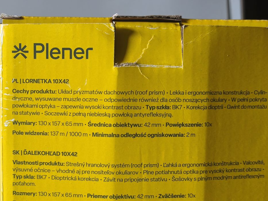 Nowa lornetka 10x42