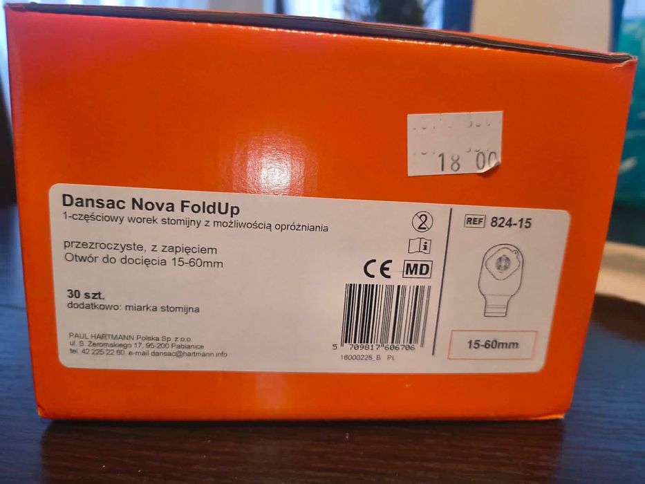 Worki stomijne 120 sztuk