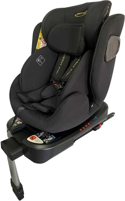 Fotelik Samochodowy Como I-Size obrotowy 360° z nogą stabilizującą