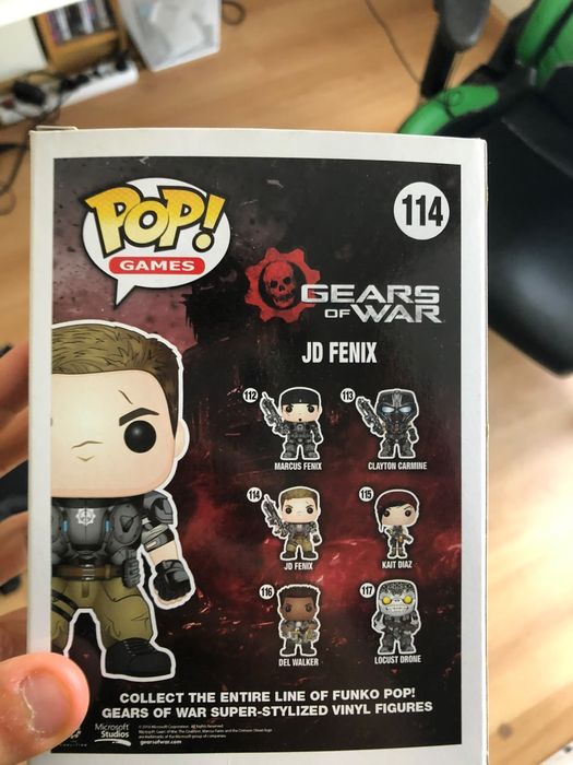Funko Pop JD Fenix #114 – Gears of War Original
