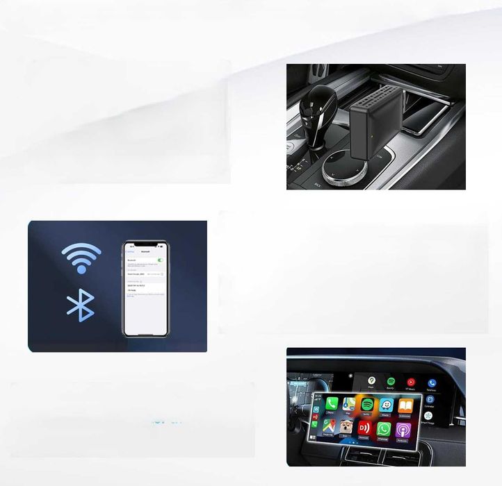 Adapter Moduł Bezprzewodowy 2w1 CarPlay Android Auto Dongle 5GHz