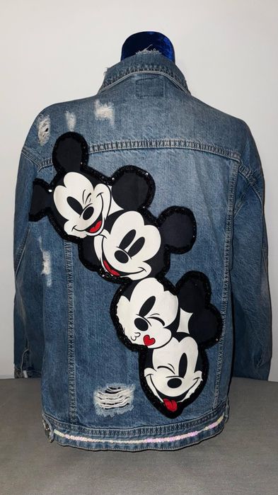 Blusão transformado peça única feito à mão