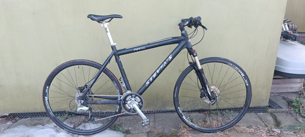 Rower Stevens Manic Shimano XT, Manitou, Dt Swiss, gravel
