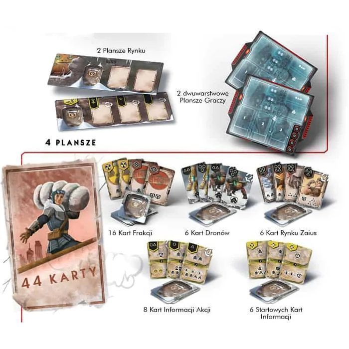 Gra planszowa DIVIDE ET IMPERA: Cash And Rad dodatek - DEI-EXP2