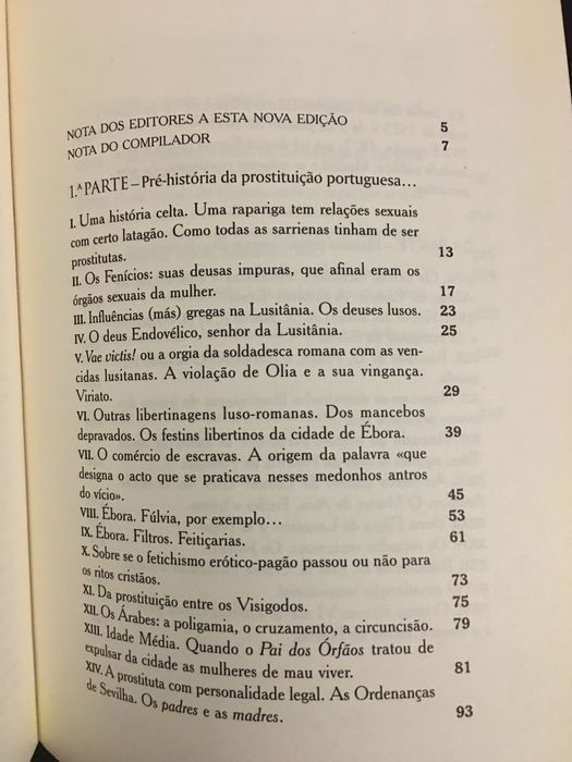 O Tempo e o Sexo / Os Bons Velhos Tempos da Prostituição