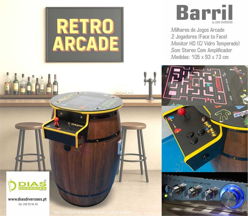 Retro Arcade "BARRIL"   (Arcade) - Novas