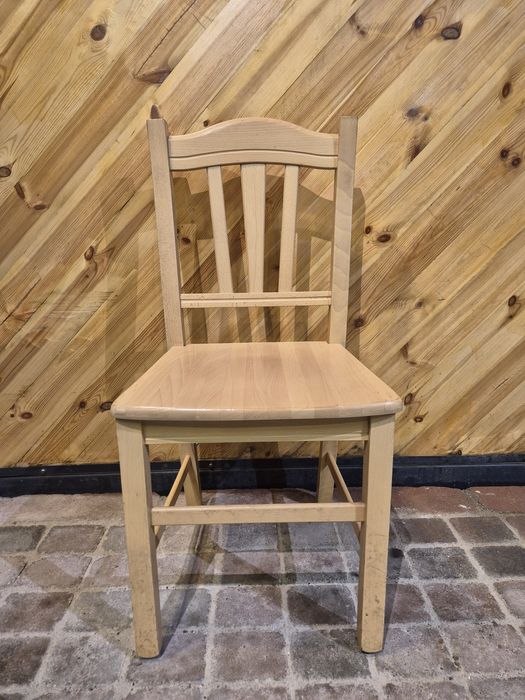 36x Krzesło drewniane jasne  solidne | Bistro | Cafe | Gastro | Dom