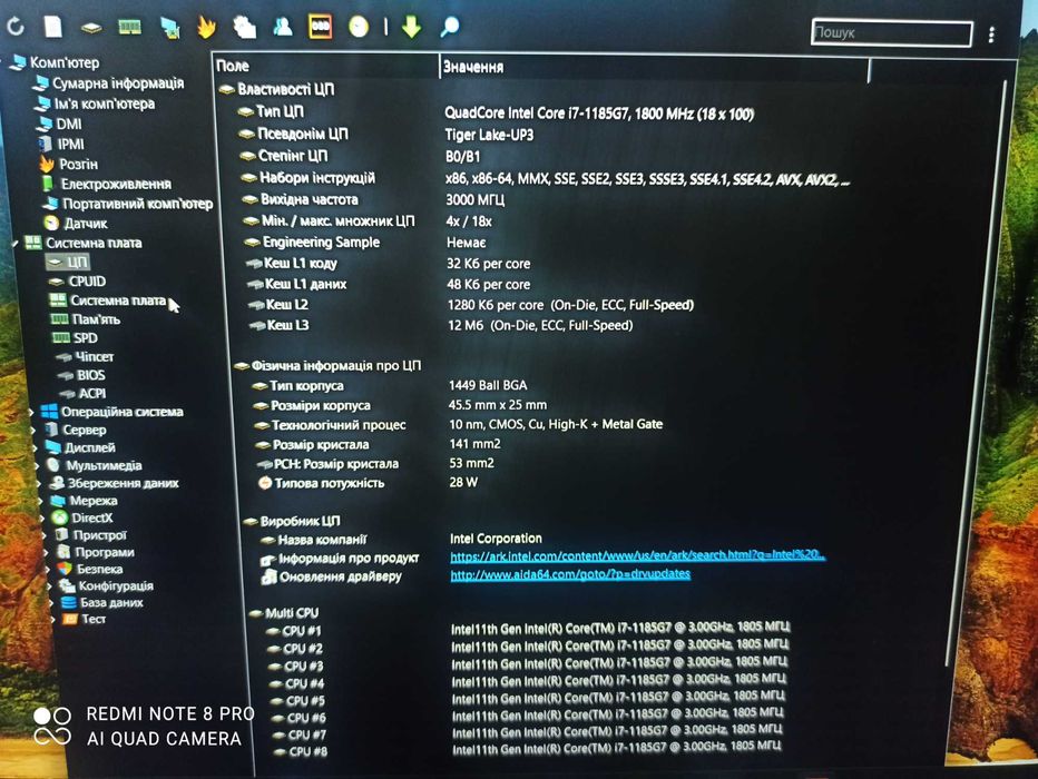 Ноутбук Dell Precision 3560 /15.6/i7-11GEN/SSD 512Gb/20Gb/IrisXe 2gb