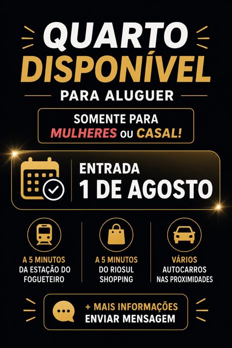 Aluga-se Quarto