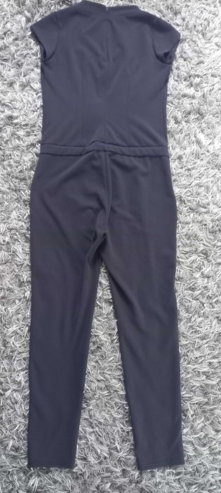 Elegancki Kombinezon sukienka L 40 granatowy