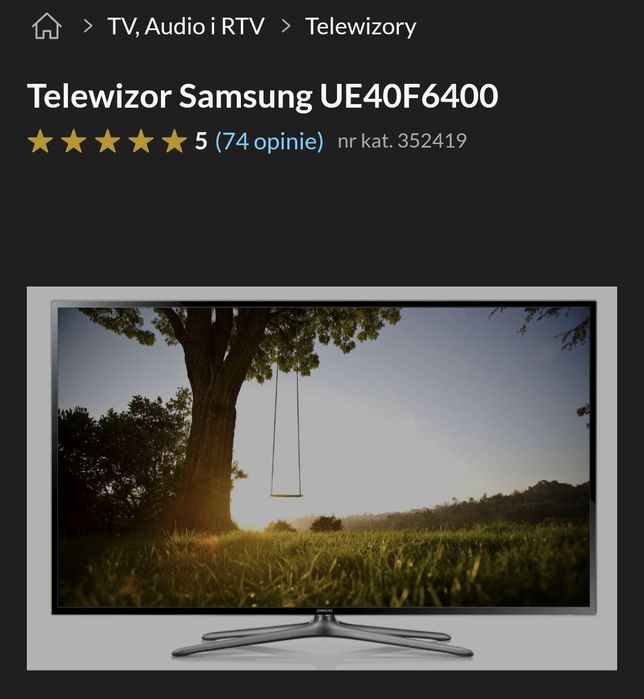 Telewizor SAMSUNG 40