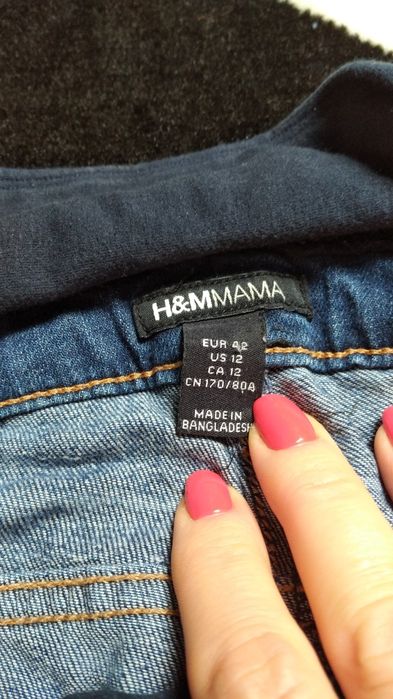 Spodnie jeansowe ciążowe H&M