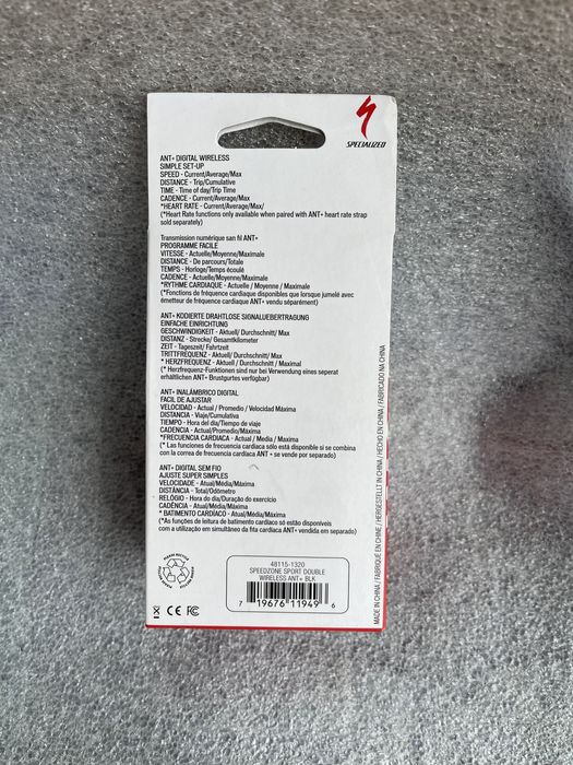 Велокомп‘ютер Specialized speedzone sport double wireless ANT+: 1 000 ...