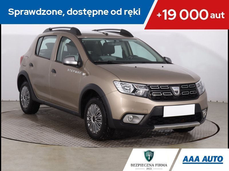 Dacia Sandero Stepway 0.9 TCe Stepway , Salon Polska, Serwis ASO, Navi, Klima, Tempomat,