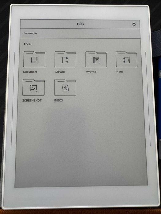 Tablet e-Ink SuperNote Nomad A6X